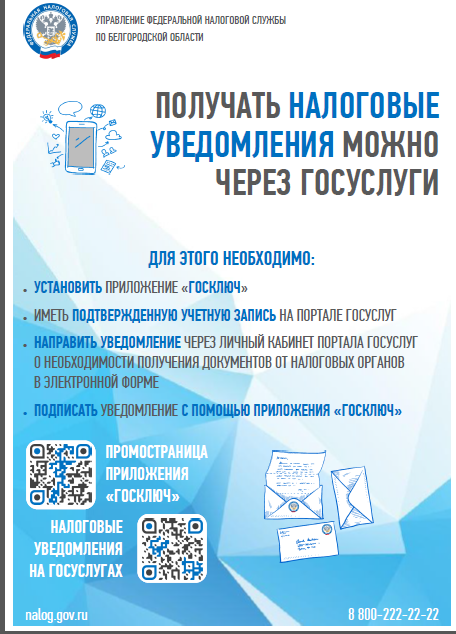 Налоговые уведомления и требования об уплате налогов можно получать в личный кабинет портала Госуслуг.