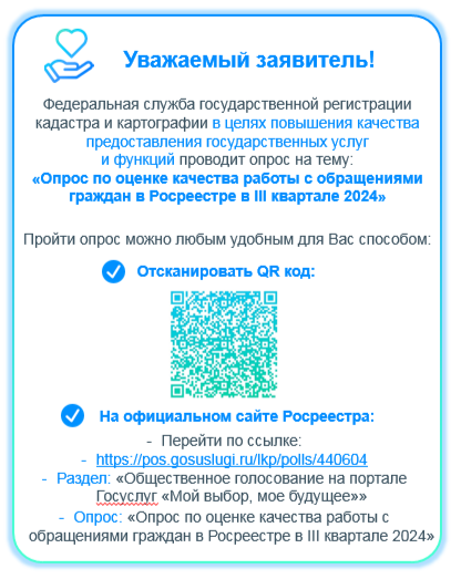 ОПРОС по оценке качества работы с обращениями граждан в Росреестре в III квартале 2024. ОПРОС по оценке качества работы с обращениями граждан в Росреестре в III квартале 2024.